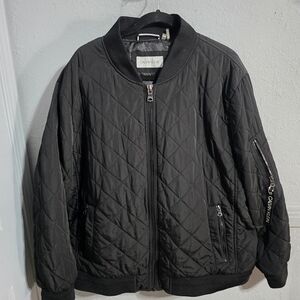 Calvin Klein Men's Black Quilted Jacket